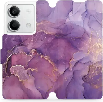Produktbild von Handyhülle mit klappe für Xiaomi Redmi Note 13 5G, Mobiwear Book, Violett
