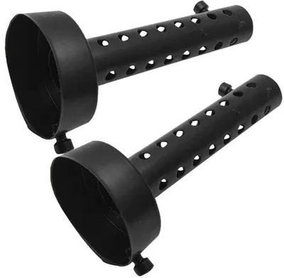 Obrázek produktu pro Univerzální tlumič výfuku - 48 mm - Funkce tlumicí hluk - Odnímatelný - Snadná montáž - Celková délka 145 mm - Tlumič výfuku pro motocykly