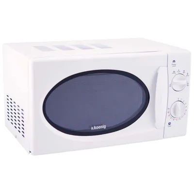 Produktbild von H.Koenig VIO6 Mikrowelle / 20 L Kapazität / Teller Druchmesser 24,5 cm / 5 Programme / Auftaufunktion / 700 W / weiß