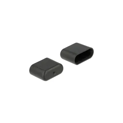 Produktbild von DeLOCK 64008, USB Typ-C, Schwarz, Polyethylen (PE), 7,85 mm, 9,8 mm, 4,1 mm
