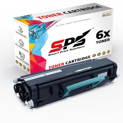 Produktbild von 6x Toner E260 E260A21E Schwarz Kompatibel für Lexmark Optra E260DN Drucker