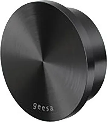 Produktbild von Geesa Handtuchhaken Wand Opal Badetuchhaken zum Bohren, schwarz gebürstet