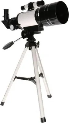 Produktbild von Byomic Junior Teleskop 70-300 Astronomie Einsteiger Schwarz