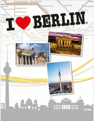 Obrázok produktu pre Zakladač Idena A4Mix I Love Berlin - s rôznymi motívmi Berlína