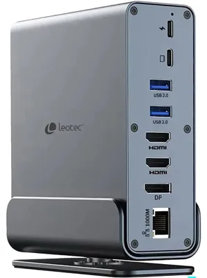 Produktbild von Leotec LEDS06, Andocken, USB 3.2 Gen 2 (3.1 Gen 2) Type-C, MicroSD (TransFlash), SD
