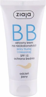 Produktbild von Ziaja BB Cream Oily and Mixed Haut Light50ml SPF15 BB Cream for Women