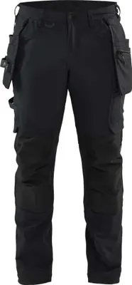 Produktbild von Blakläder Handwerker Arbeitshose 4-Wege-Stretch 1720, Farbe:Schwarz, Größe:D108