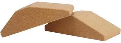 Image de 2 balles de squat en caoutchouc antidérapantes pour la mobilisation et l'étirement des muscles et des fascias