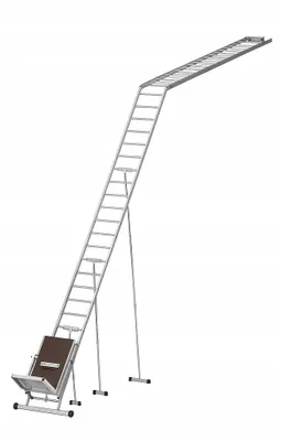 Image de Drabest | Élévateur de toit pour systèmes photovoltaïques, en aluminium, 12,5 m, capacité de levage 125 kg, treuil électrique 230 V 1050 W, câble 12 m