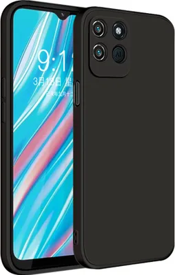 Produktbild von OPPO Realme V11 Hülle, LaimTop Slim Liquid Silikon Gel Gummi Schutzhülle für OPPO Realme V11 Schwarz