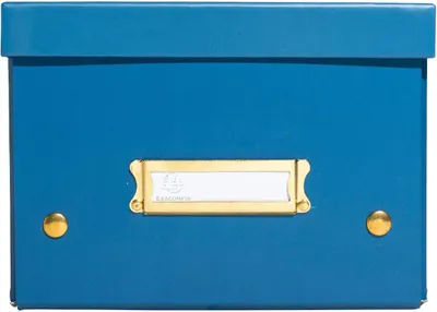 Produktbild von EXACOMPTA Ablagebox Neo Deco DIN A5+ blau