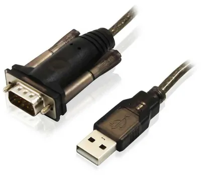 Produktbild von Ewent EW1116, Schwarz, 1,5 m, USB, 9 Sub-D, Männlich, Männlich