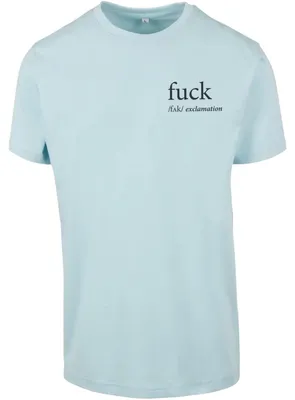 Immagine prodotto di Mister Tee - Maglietta "FCK" da uomo TN2098 (S) (blu-verde)