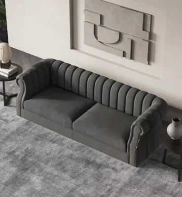 Zdjęcie produktu dla Designerska Sofa 3-osobowa Nowoczesna Kanapa Tapicerowana Sofa Designerska Sofa 3-osobowa Nowy