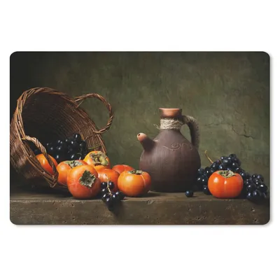 Produktbild von MuchoWow® Mauspad Mousepad Rustikal - Obst - Korb - Stilleben 27x18 cm - Mousepads - Maus Mat - Pad - Mausunterlage - Büroartikel - Desk Matten