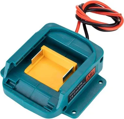 Obrázok produktu pre Adaptér pre 18V batériu LXT s pripojením kábla o priemeru 14 AWG, kompatibilný s modelmi BL1850B, BL1860B, BL1830B, BL1840B, BL1820B
