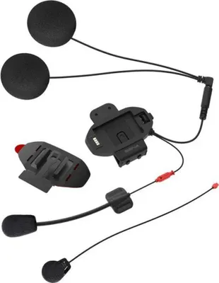Produktbild von Sena Sf1/sf2/sf4 Helmet Clamp Kit W/hd Audiokit Schwarz  Schwarz One Size