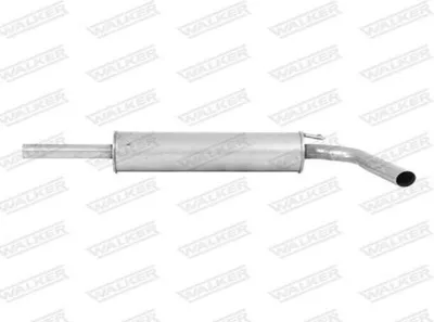 Produktbild von WALKER 24145 Mittelschalldämpfer Schalldämpfer