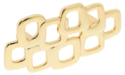Obrázek produktu pro Madlo na nábytek z zinkového slitinového materiálu (zamac), rozteč 64 mm, pozlacené. Sada 25 kusů