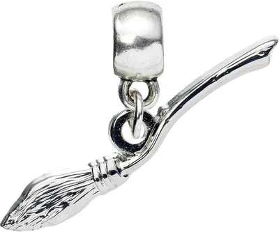 Image de Carat Shop, The Harry Potter Pendentif Nimbus 2000 Balai (argenté) CRTHP0099