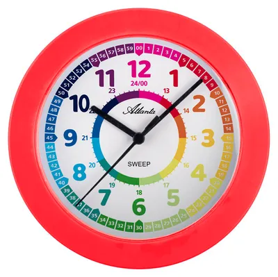 Produktbild von Atlanta Atlanta 4483/1 Kinder-Wanduhr Quarz rot