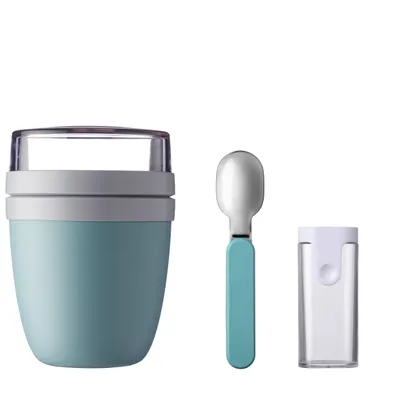 Produktbild von Mepal - Ellipse Lunchpot + Faltbarer Löffel Promo-set - Joghurtbecher - Nordic Green
