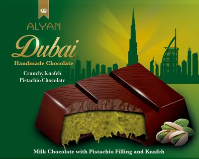 Produktbild von FaS675 Dubai Schokolade mit Pistazienfüllung 100 g