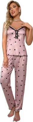 Obrázek produktu pro Dámské pyžamo, pyžamový komplet, top a kalhoty - LUNAR Pink Long S
