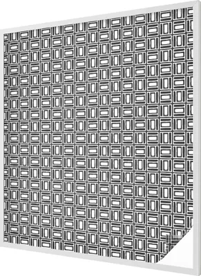 Produktbild von Buntglas Fensterfolie – 116x100 cm – Stained-Glass Design – blickdichte dekorative Sichtschutzfolie – selbstklebend, UV-Schutz – Energiemuster