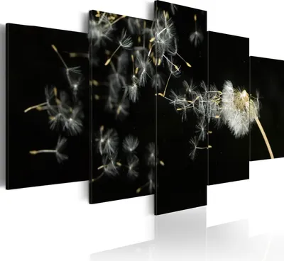 Produktbild von Leinwandbilder Pusteblumen 200x100 cm Vlies Leinwandbild 5 tlg Kunstdruck modern Wandbilder XXL Wanddekoration Design Wand Bild - Natur Pflanzen 030210-15