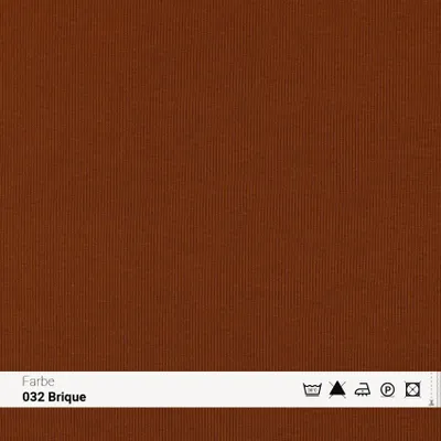 Produktbild von Premium Bündchenstoff gerippt – 95% Baumwolle 5% Elasthan | 280 g/m² Stretch Schlauchware 032 Brique