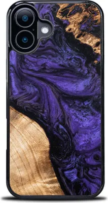 Immagine prodotto di Custodia in legno per iPhone 16 Plus, Bewood Unique Violet