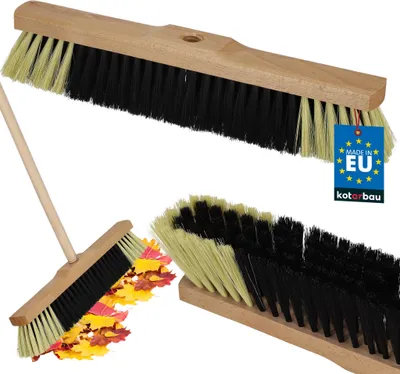 Immagine prodotto di KOTARBAU® Scopa Da Esterno Spazzolone per Pavimenti 40 cm Marrone scopettone industriale Scopa Industriale per Esterni e Interni senza Manico