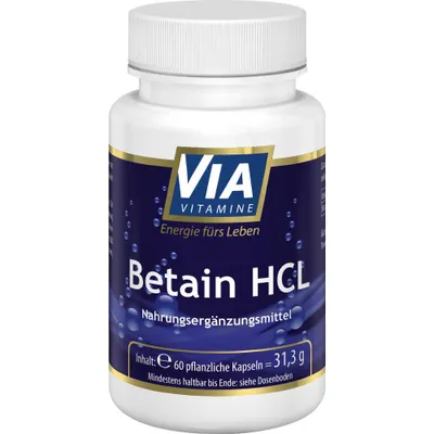 Produktbild von VIAVITAMINE Betain HCL Kapseln