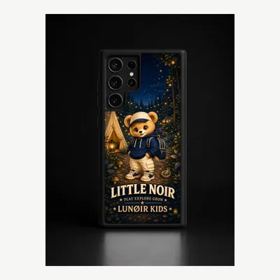 Image de Coque de protection pour Samsung S22 Ultra, étui de téléphone avec motif noir – LUNØIR ©