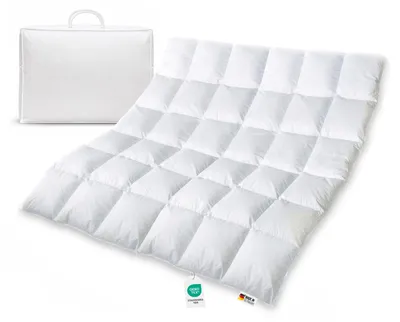 Produktbild von Extra warme 100% sibirische Daunen Bettdecke Daunendecke 200x200 1650g