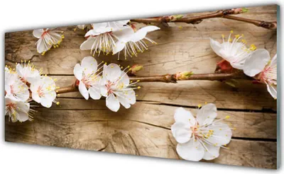 Produktbild von Glasbilder 125x50 Wandbild Druck auf Glas Blumen Pflanzen