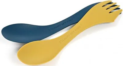 Produktbild von Leichtes Biomaterial Spork Set 2er-Pack von Light My Fire – Universelles Outdoor-Besteck mit Löffel, Gabel, Messer – Nachhaltig und Spülmaschinenfest – Skandinavisches Design