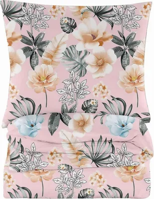 Produktbild von Baumwollbettwäsche 140X200 Blume 3