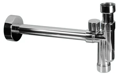 Produktbild von Design Siphon Sifon McAlpine CAT32V-CB mit Reinigungsöffnung und Belüftung 1 1/4" 32mm Abgang