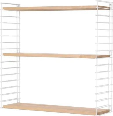 Produktbild von Multifunktionales Holzregal mit 3 Ebenen für Zuhause und Büro