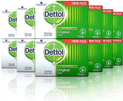 Produktbild von Dettol Anti-bacterial  Original Seife Bar 12 x 100g Cleanses your Skin