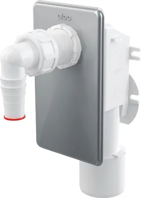 Produktbild von Alcadrain APS3 Unterputzsiphon für die Waschgeräte, Edelstahl