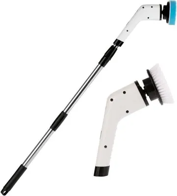 Produktbild von CLEANmaxx Akku-Reinigungsbürste 8 Aufsätze zum Putzen Polieren Intensive Reinigung Mit Verlängerungsstange Elektro-Oberflächenbürste In-&Outdoor