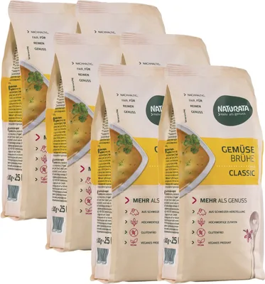 Produktbild von Gemüsebrühe classic, Nachfüllbeutel, 6x 500g