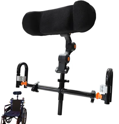 Obrázek produktu pro Nastavitelná opěrka hlavy pro invalidní vozík s ergonomickým designem