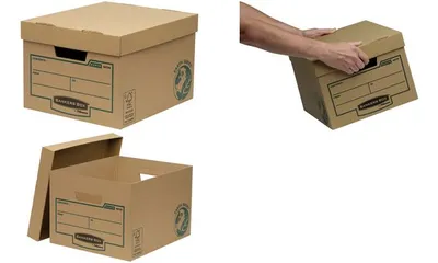 Produktbild von Fellowes 4472401, Braun, 250 x 320 x 390 mm, 275 x 326 x 396 mm, 1 Stück(e)