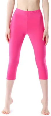 Image de Leggings 3/4 pour femme Bellivalini en viscose BLV50-204 (rose, M)