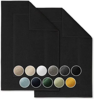 Immagine prodotto di Tappetino da bagno Unyqoos® ultra-morbido, 51x79 cm, 1200 g/m² – assorbente, OEKO-TEX Standard 100 (n. 20.0.23116), lavabile a 40 °C, adatto all'asciugatrice, disponibile singolarmente o in set da 2, in 15 colori