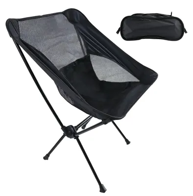 Produktbild von Omgoods – Faltbarer Campingstuhl mit Tragetasche – Ultraleichter Klappstuhl für den Außenbereich